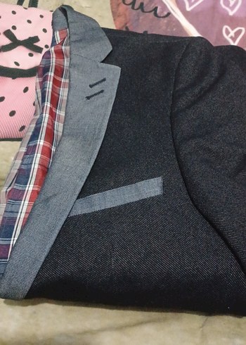 Gri Düğmeli Erkek Ceket - Görsel 3