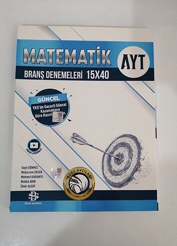 Bilgi Sarmal Yayınları AYT Matematik Denemesi