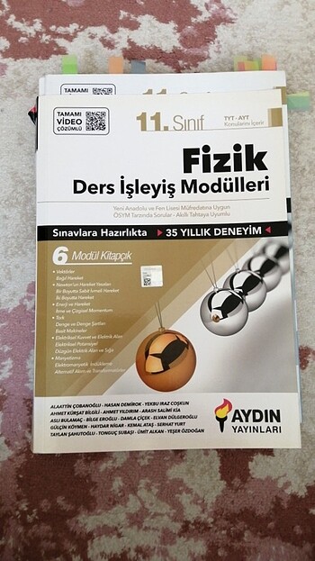 AYDIN YAYINLARI 11.SINIF FİZİK 