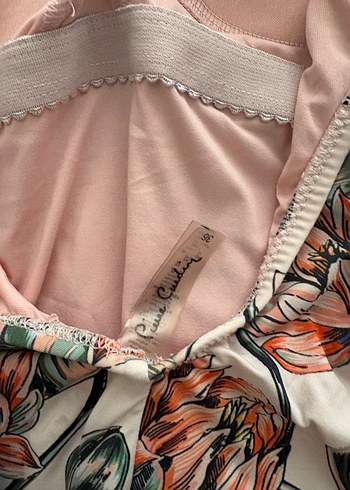 Çiçek Desenli Drapeli Mini Mayo - Görsel 3