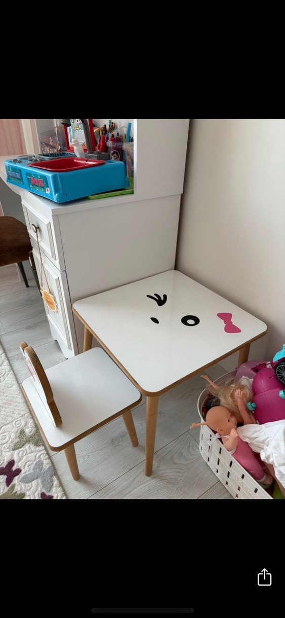 Çocuk çalisma masasi ve Sandalyesi - Görsel 2