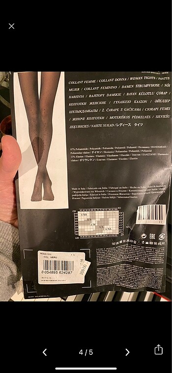 Standart Beden Beden siyah Renk Calzedonia special edition taşlı külotlu