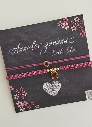 Anneler günü şans bilekliği 