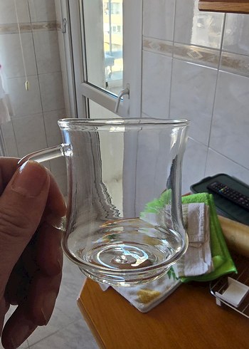 Karaca Şeffaf Cam Kulplu 3'lü Bardak Seti