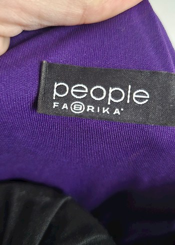 fabrika.marka Mor V Yaka Midi Kadın Elbise - Görsel 4