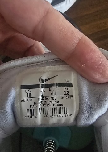 Nike Beyaz Gri erkek Spor Ayakkabı - Görsel 4