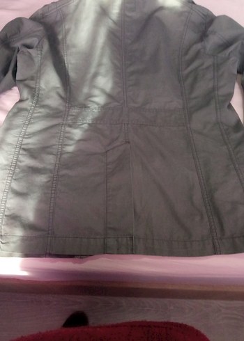 Gri Düğmeli Erkek baharlık ceket - Görsel 7