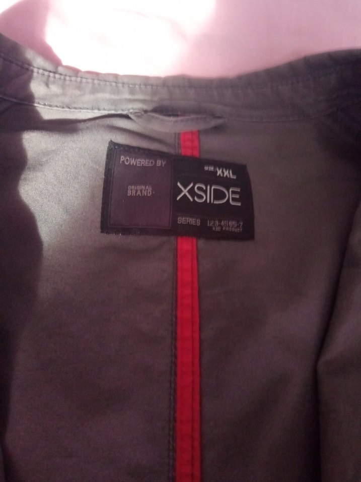 Gri Düğmeli Erkek baharlık ceket - Görsel 4