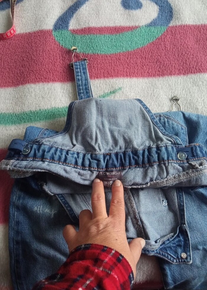 Salopet kot pantolon  - Görsel 3