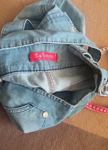 Salopet kot mini etek  - Görsel 2