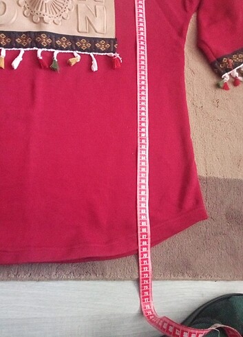 Püsküllü sweatshirt  - Görsel 3