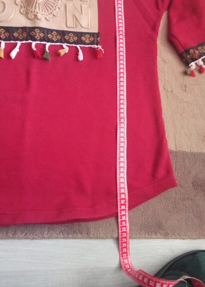 Püsküllü sweatshirt  - Görsel 3