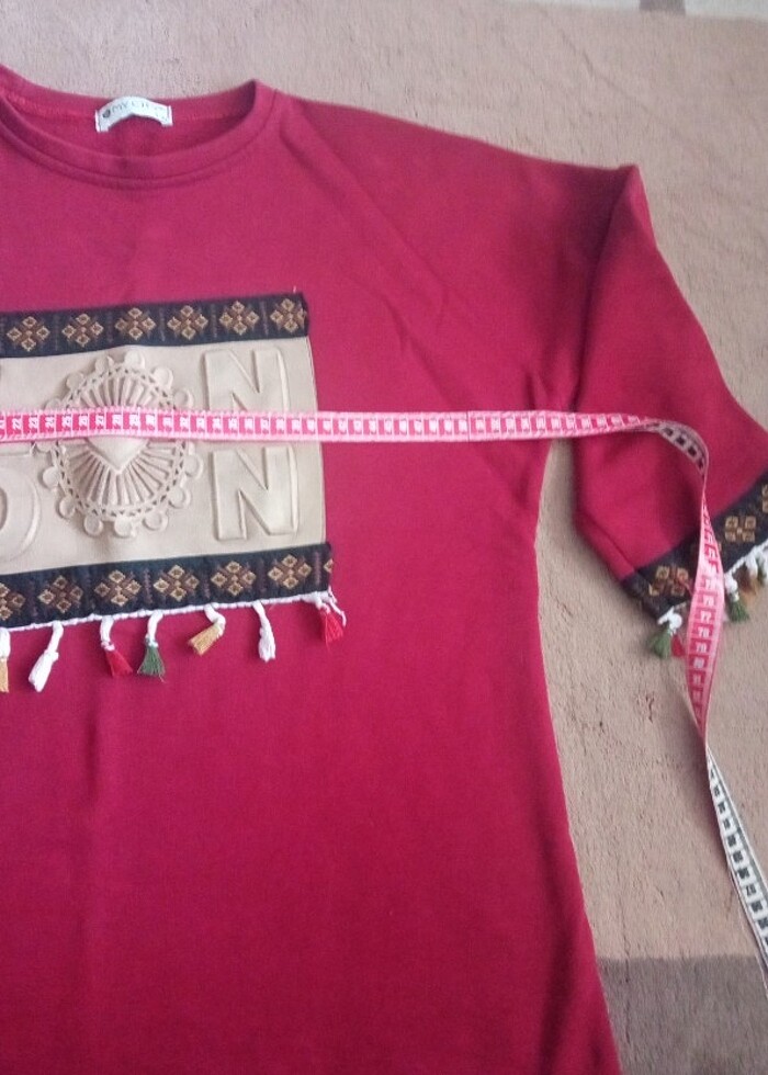 Püsküllü sweatshirt  - Görsel 4