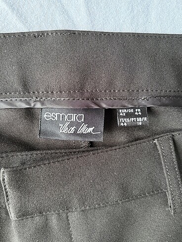 xl Beden y2k düşük bel kumaş pantolon