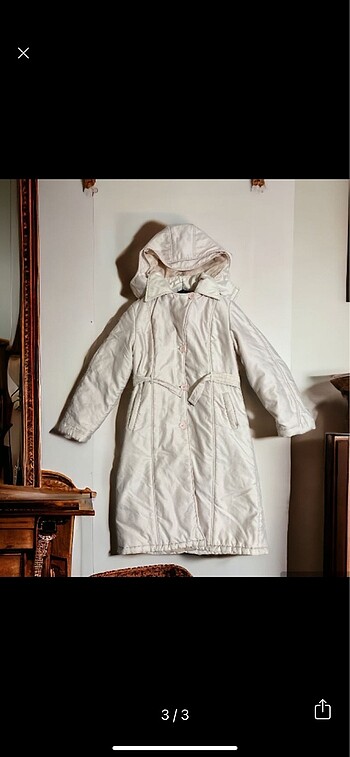 40 Beden 1 Bogner puffer düğmeli mont bogner hm Bogner Kadın Mont Pudr