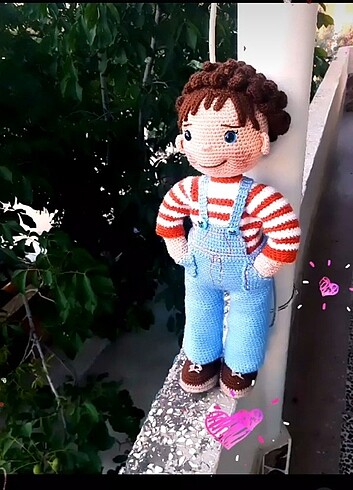 Amigurimi erkej bebek