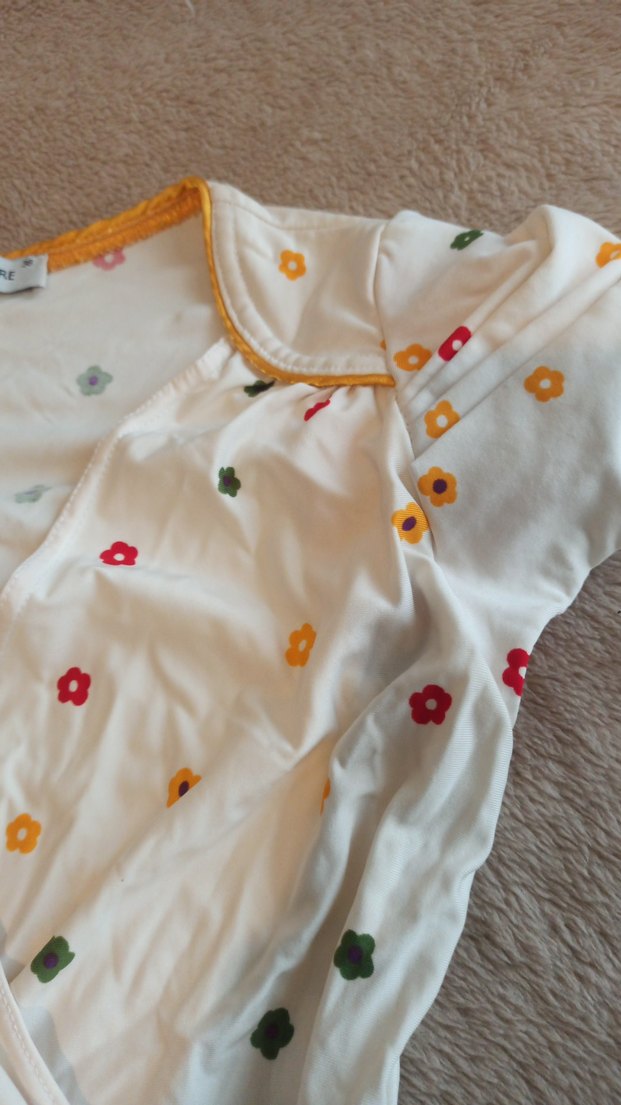 Nakışlı Beyaz Uzun Bohem Elbise - Görsel 3