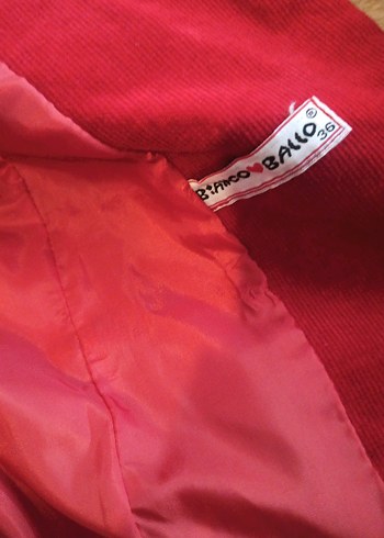 Kırmızı kadife Kadın Blazer Ceket - Görsel 4