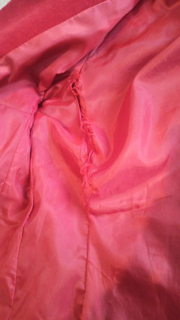 Kırmızı kadife Kadın Blazer Ceket - Görsel 3