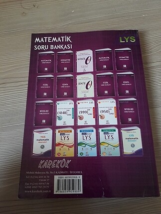  LYS MATEMATIK SORU BANKASI