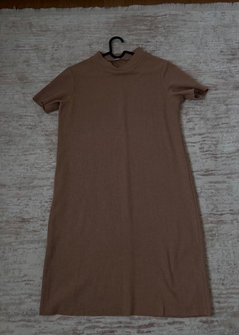 Kahverengi elbise - Görsel 2