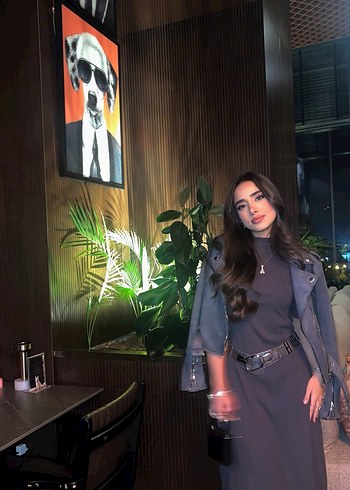 Kemerli gri kadife Gotik Ceket - Görsel 2