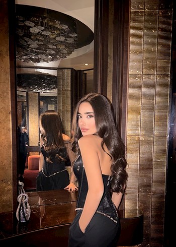 Uzun Siyah Deri Gotik Straplez Bustiyer korse - Görsel 2