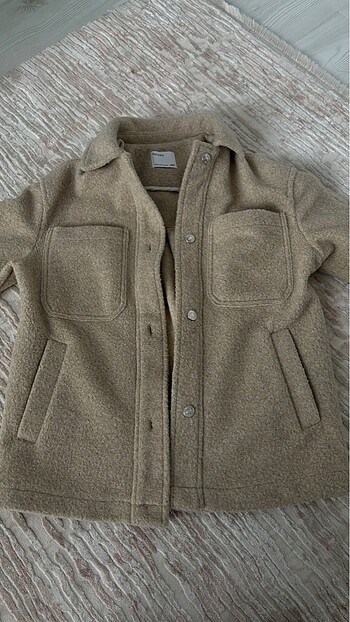 Krem ceket Bershka