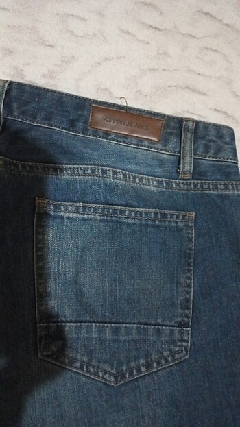 33 Beden mavi Renk Koton kot pantalon 