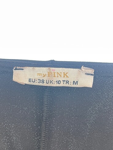 38 Beden siyah Renk PreLoved Kısa Elbise %70 İndirimli.