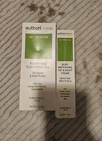 AUTHORİDERM TEMIZLEME JELI VE KREM 