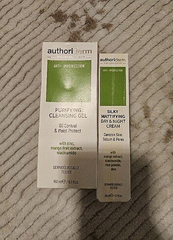Beden AUTHORİDERM TEMIZLEME JELI VE KREM