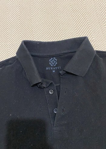Siyah Düğmeli Erkek Polo Tişört Erkek
