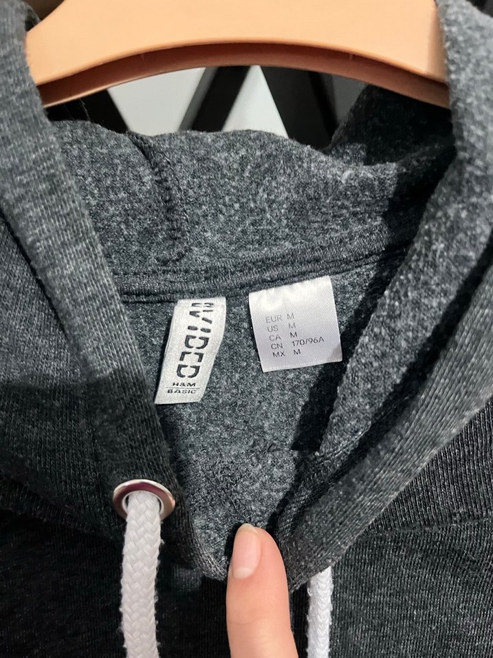 HM Gri Sweat - Görsel 2