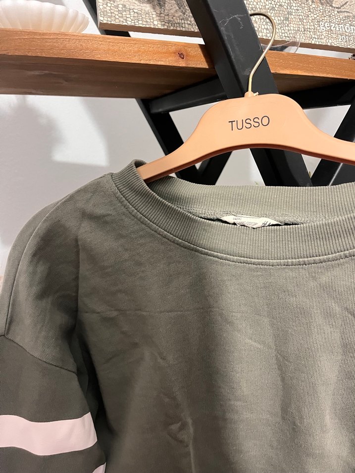 HM crop sweatshirt - Görsel 2