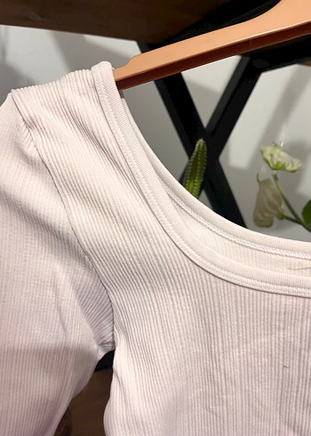 Beyaz Croptop - Görsel 2