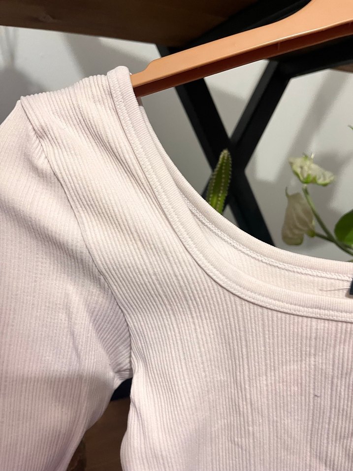 Beyaz Croptop - Görsel 2