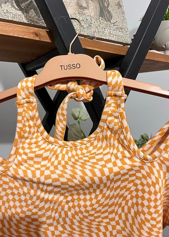 Koton boyundan bağlamalı bluz - Görsel 2