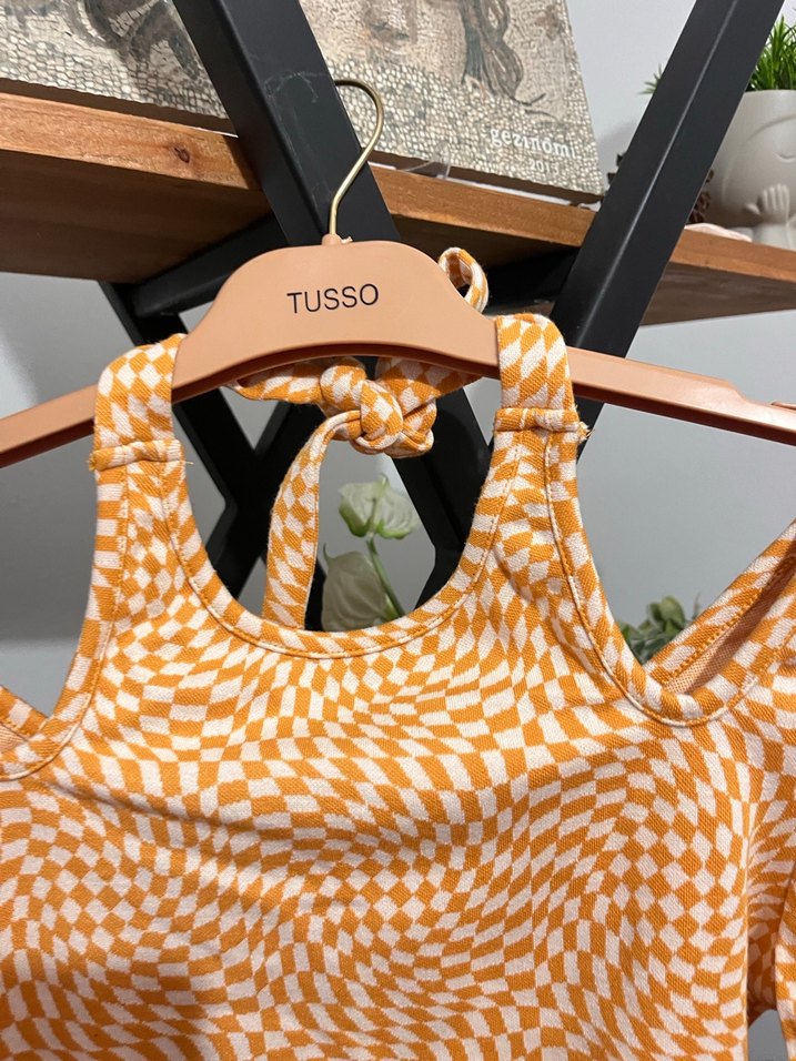 Koton boyundan bağlamalı bluz - Görsel 2