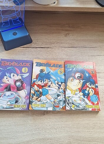 Beden Renk Beyblade Manga 1,2,3