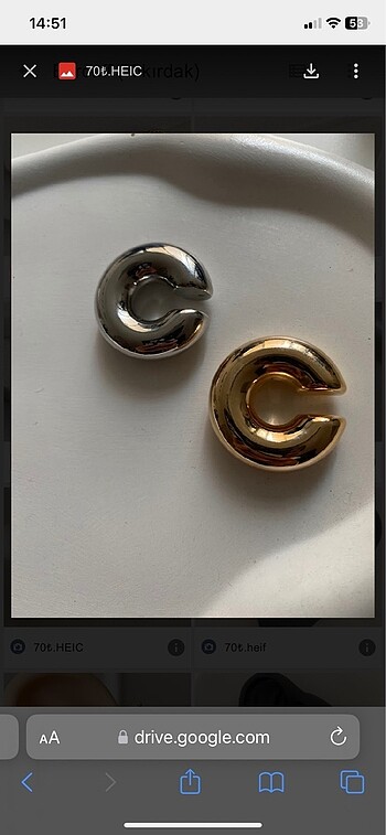 Earcuff kıkırdak küpe