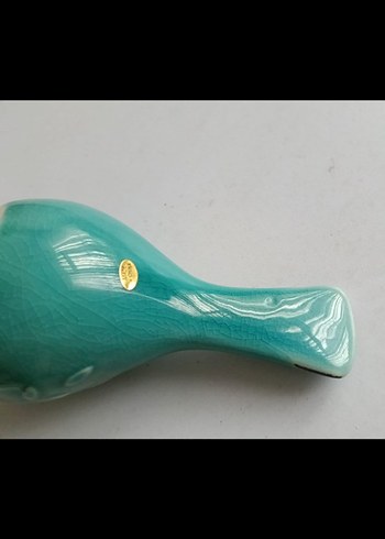 Turkuaz Renkli Kuş Figürin,biblo - Görsel 4