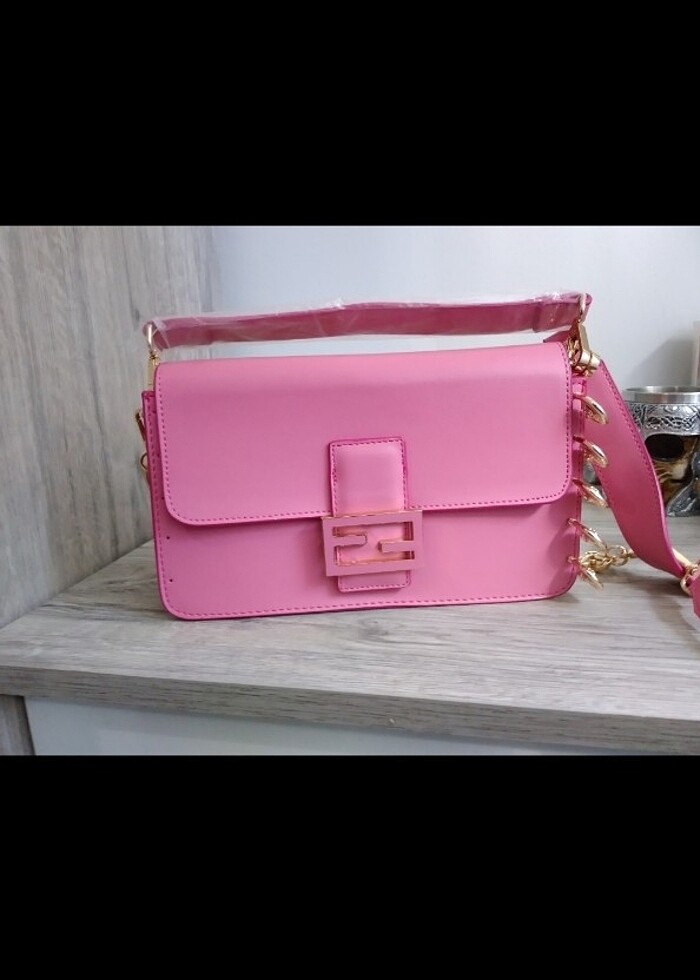 Fendi pembe çanta - Görsel 2