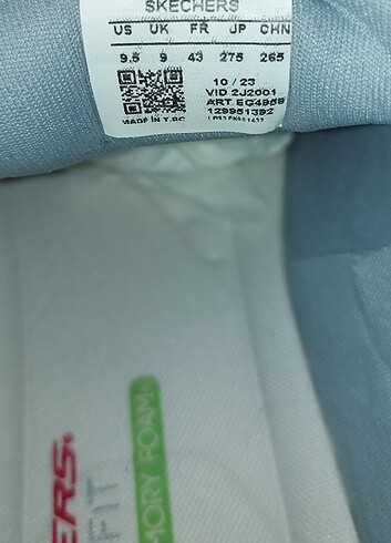 Skechers 38 numara mem0ry foam taban - Görsel 6