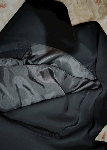 Siyah Fırfırlı Midi Etek dikim yapıldı 70 kiloya uygun - Görsel 2