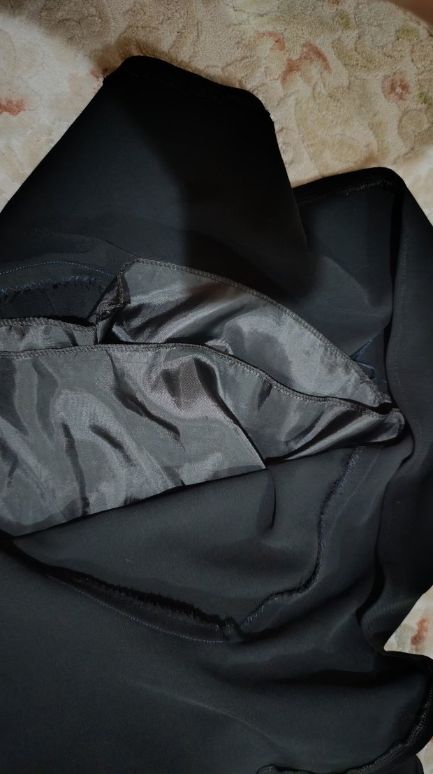 Siyah Fırfırlı Midi Etek dikim yapıldı 70 kiloya uygun - Görsel 2