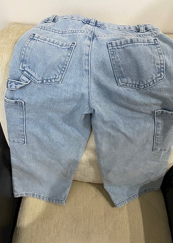 LCW Kids Kız Çocuk Geniş Paça Jean Pantolon - Görsel 6