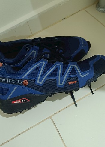 Erkek Mavi Outdoor Spor Ayakkabı Velcro - Görsel 3