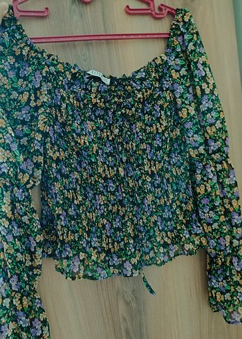 Bohem Tarz Çok Renkli Uzun Bluz - Görsel 2