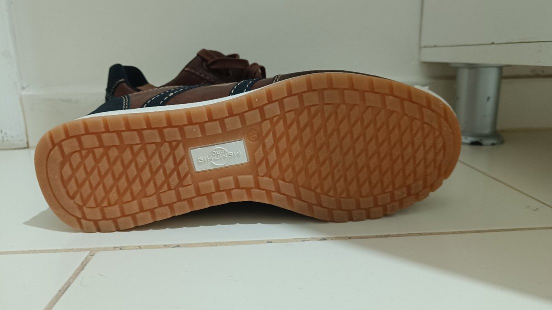 Erkek Çocuk Kahverengi Deri Bağcıklı Spor Ayakkabı 40 numara - Görsel 3